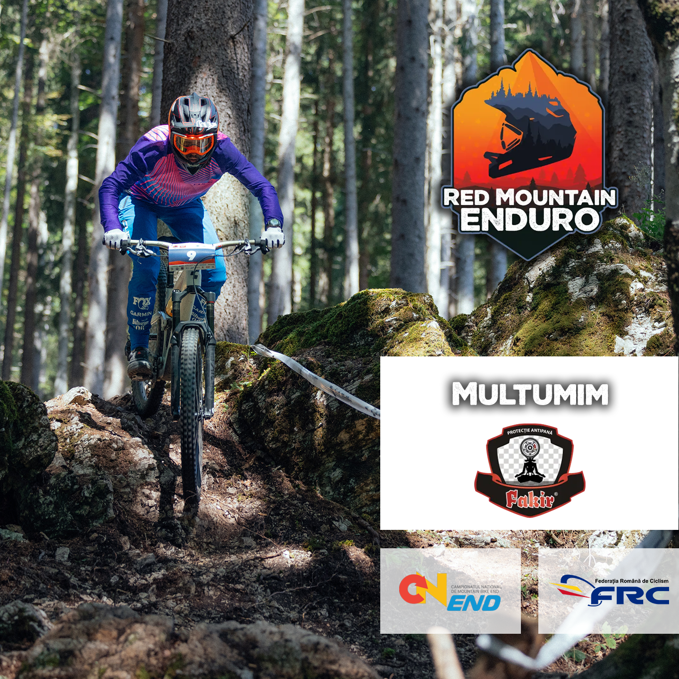 Fakir Protecte Anti Pana ne sustine la Red Mountain Enduro 2025