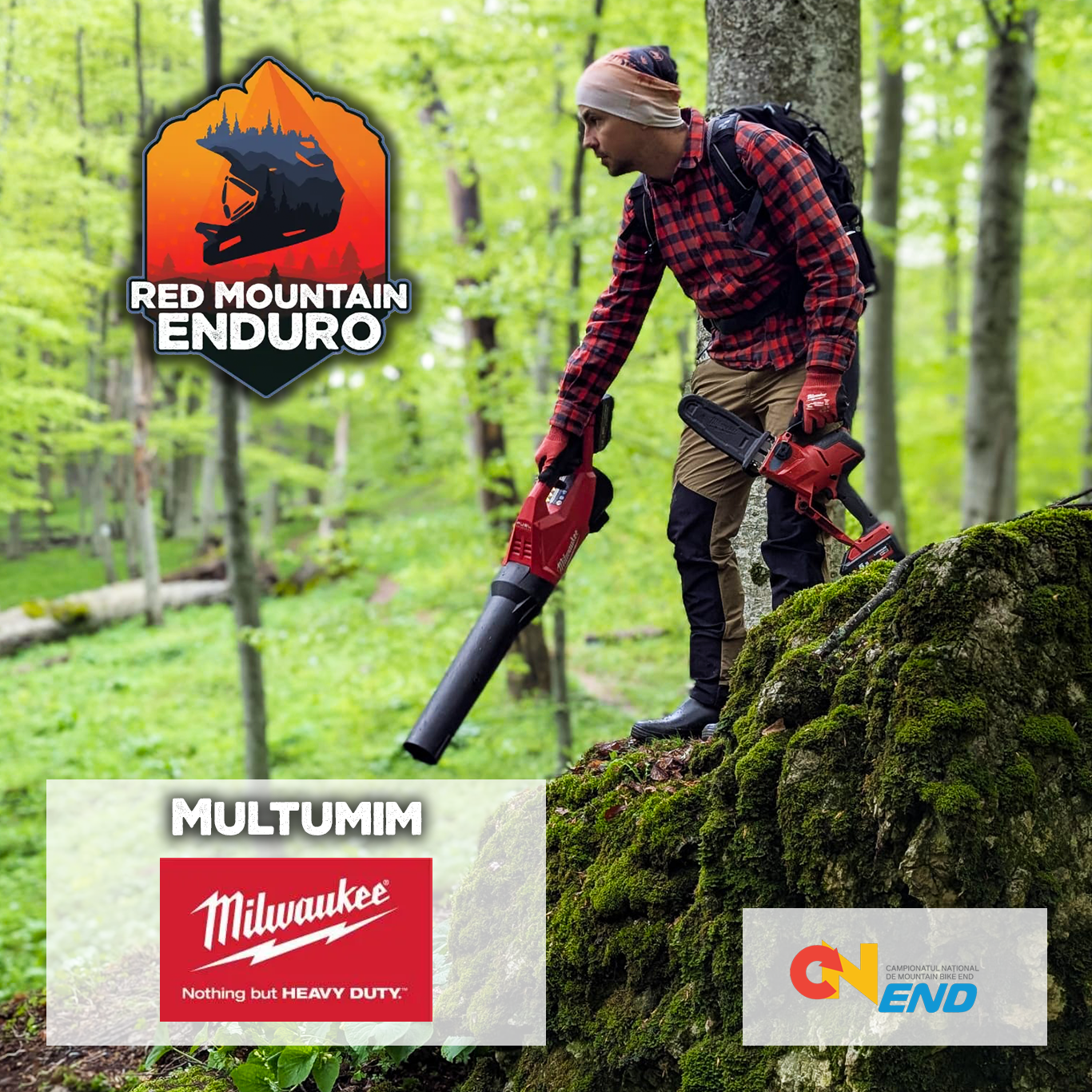 Milwuakee Romania sustine Red Mountain Enduro 2025
