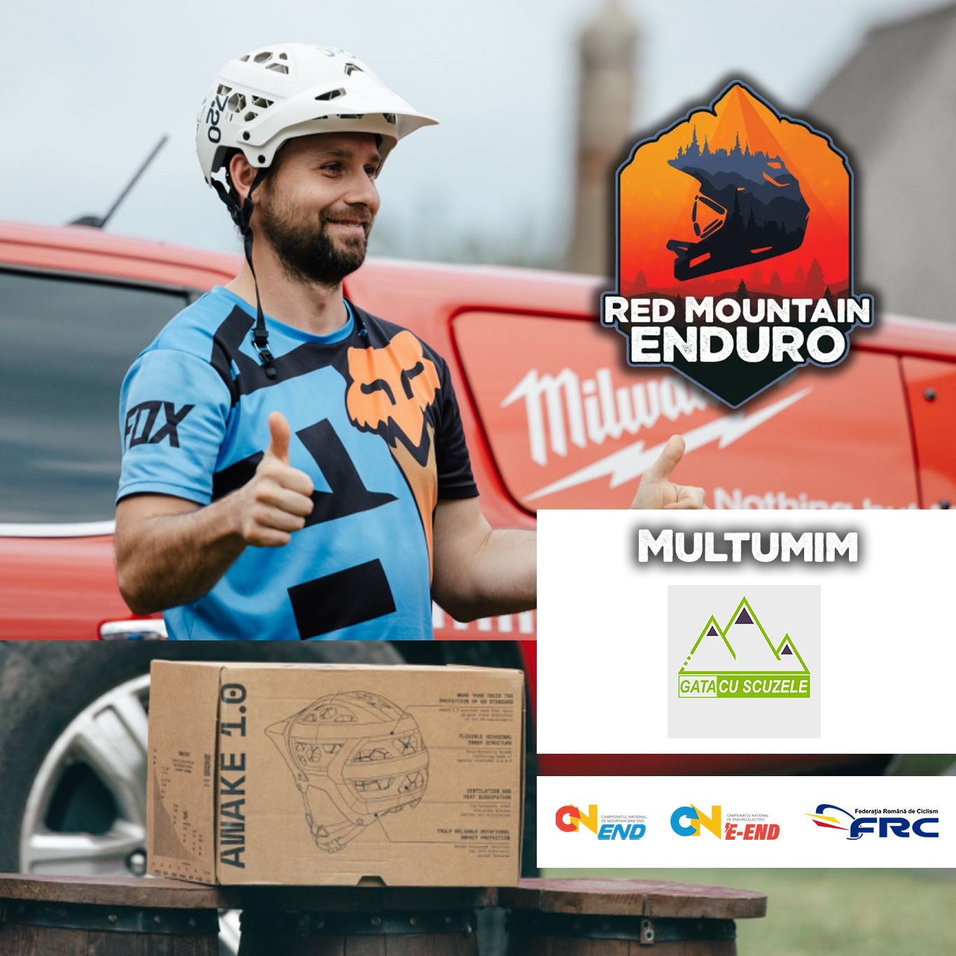 Backcountry Romania si Gata Cu Scuzele ofera o casca Awake la tombola