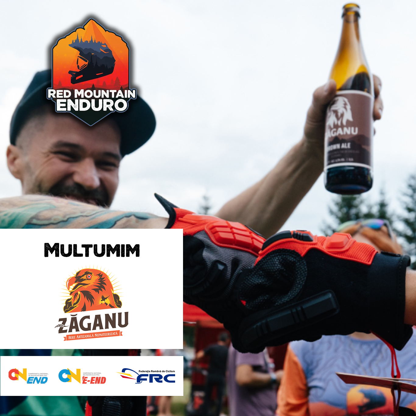 Cei mai tari sustinatori, premiati de Bere Zaganu, la Red Mountain Enduro 2025