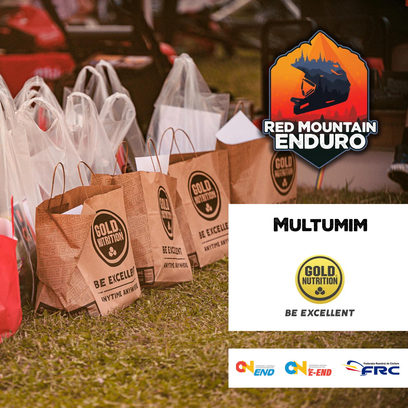 Premii energizante, oferite de Gold Nutrition Romania, la Red Mountain Enduro 2025